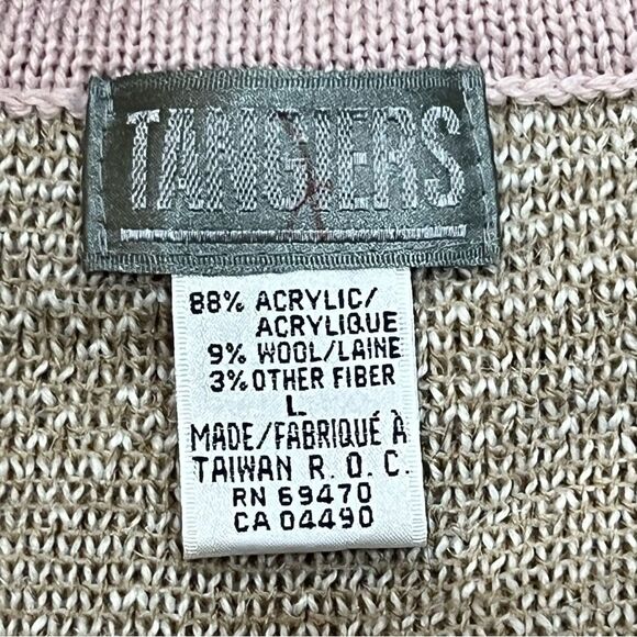 Vintage Tangiers Fair Isle Nordic Sweater Vest Size Large - Picture 10 of 11